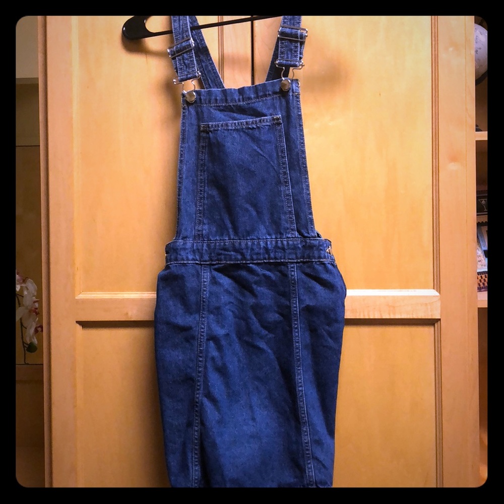 Denim Overall Dress